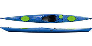 The Design Kayaks Endless Sea Kayak shown in the Blue colour