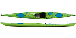 The Design Kayaks Endless Sea Kayak shown in the Green colour