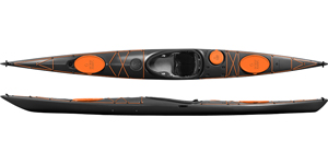 The Design Kayaks Endless Sea Kayak shown in the Grey colour