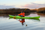 Henry cruising in the Large Design Kayaks Unplugged