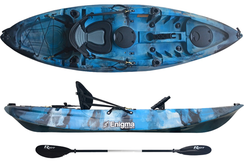 Enigma Kayaks Cruise Angler Single Sit On Top Kayak Fishing Package