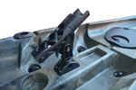 The Swivel Rod Holder on the Enigma Kayaks Cruise Angler kayak