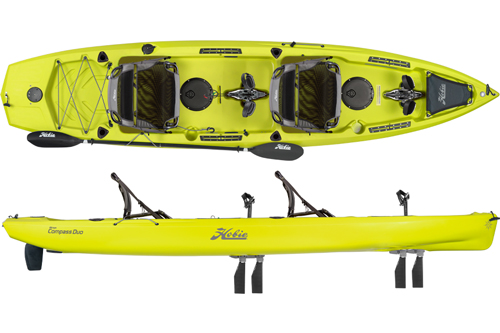 hobie Compass Duo Sit On Top Kayak With Pedal Drives