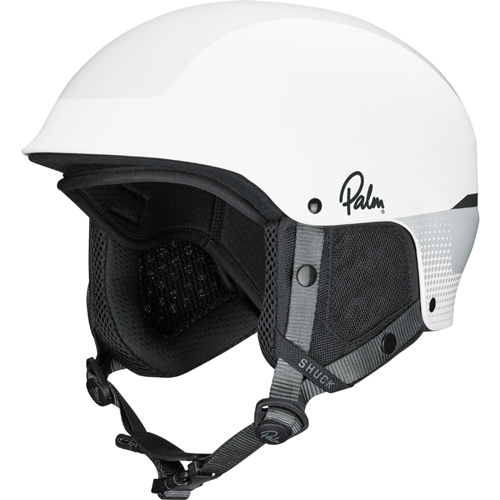 The Palm Shuck 2.0 Helmet in the White colour option