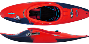 Pyranha Ozone river running playboat