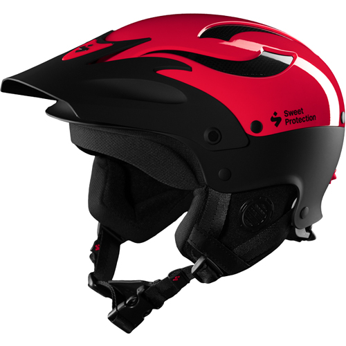 The Sweet Rocker Helmet shown in the Gloss Poppy Red colour