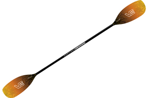 The VE Glass Creeker kayak paddle for UK white water