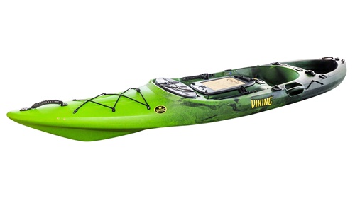 Green/Blue Viking Profish 400 fishing kayak