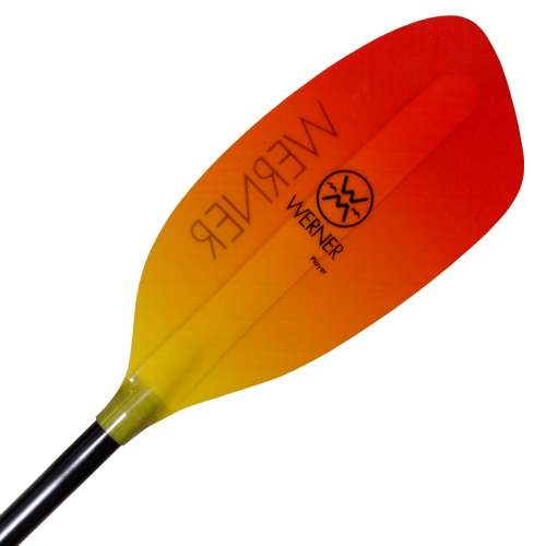 werner player fibreglass kayak paddle