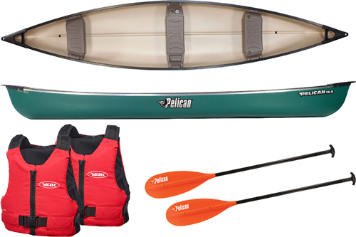 Pelican 15'5 Recreational Canoe Package