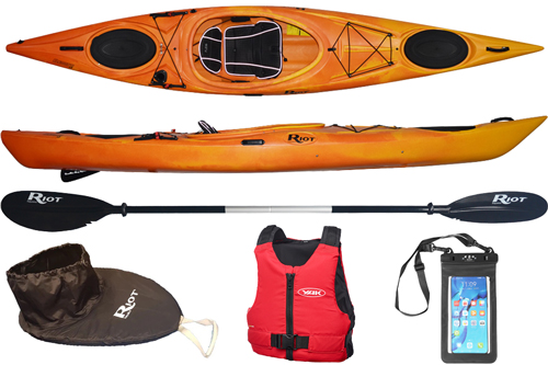 Riot Enduro 13 Touring Kayak Package