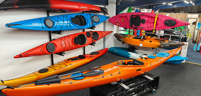 Southampton Canoes Hobie Sea Kayaks Display