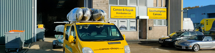 Southampton Canoes, Hamshire Store - Warehouse View