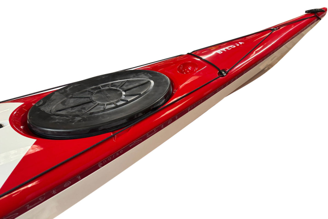 Norse Kayaks front oval hatch and compass mount